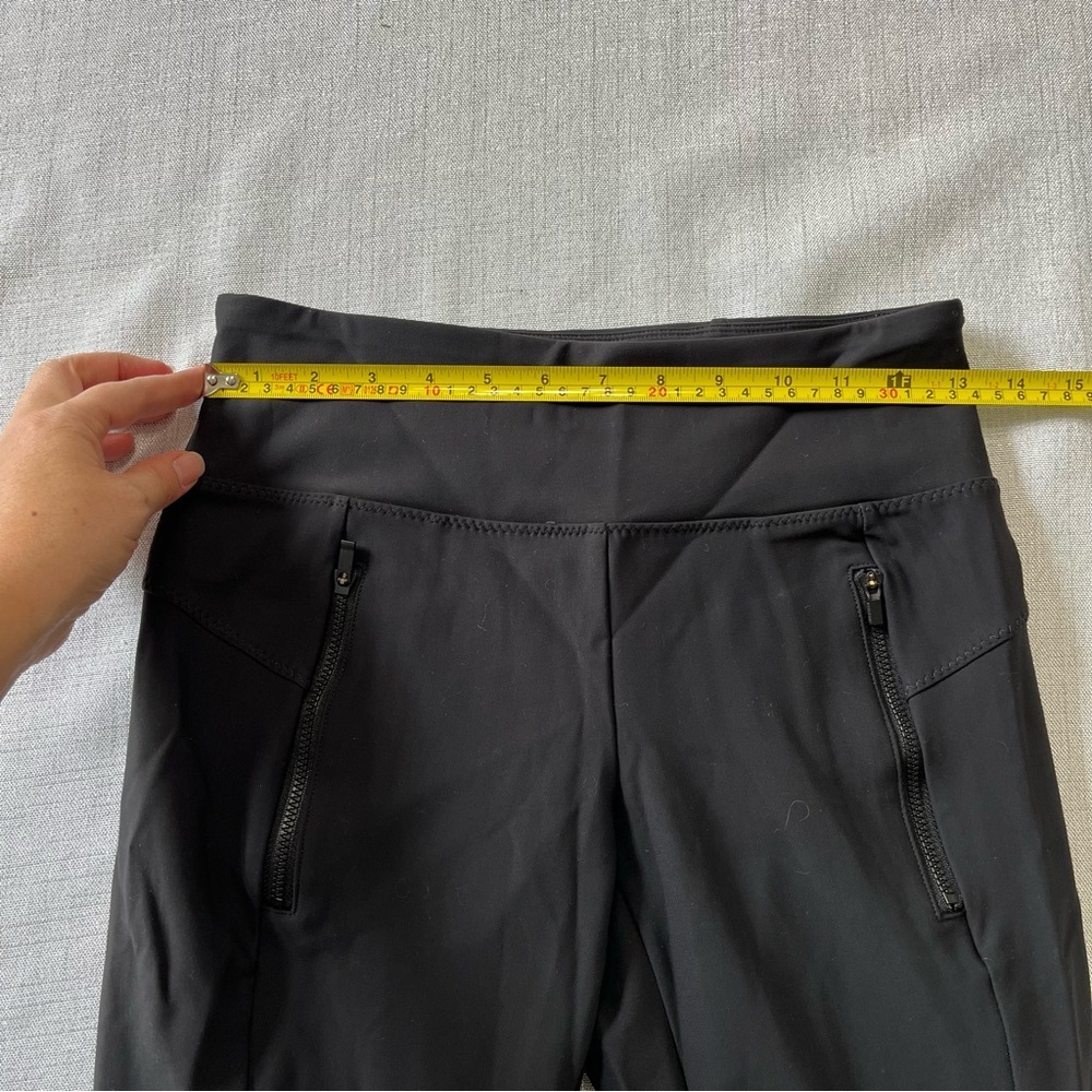 Athleta Stellar Solid Black Zip Legging Tights Si… - image 7